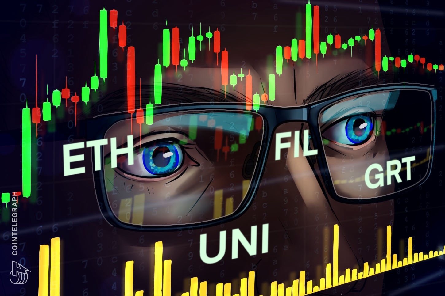 ETH, UNI, FIL and GRT turn bullish as Bitcoin price hovers above $51K